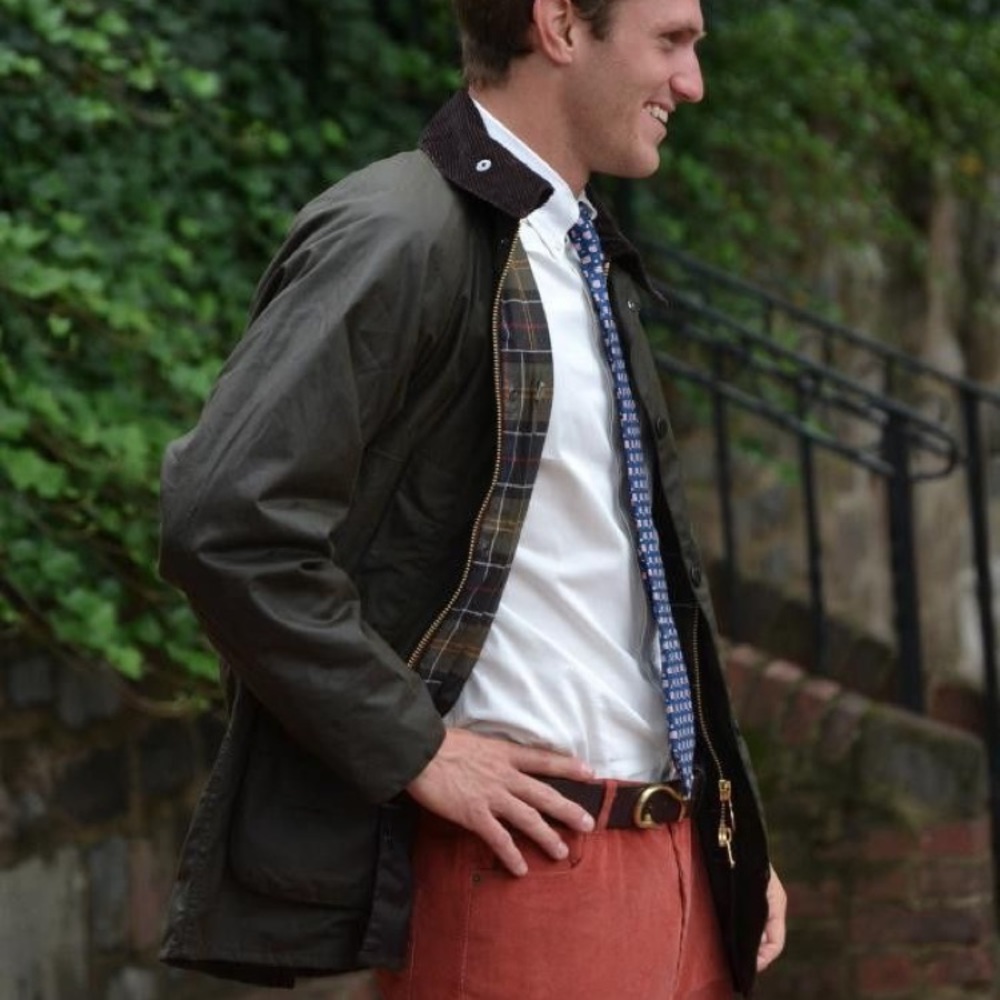Olive Barbour Bedale Jacket